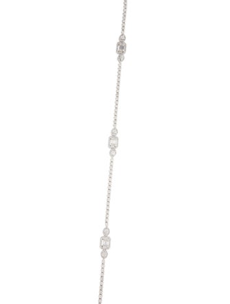 Necklace 18K 18.93ctw Diamond Long Station Necklace