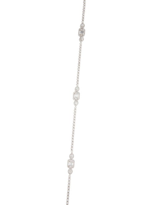 Necklace 18K 18.93ctw Diamond Long Station Necklace