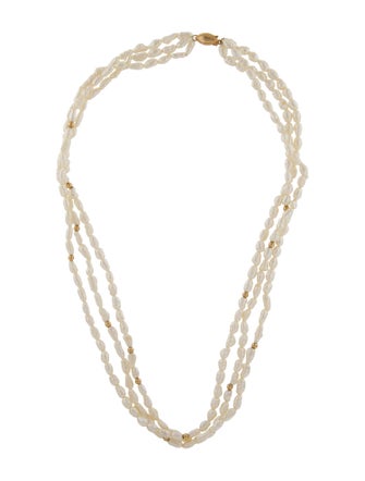 Necklace 14K Pearl Multistrand Necklace
