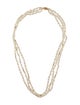 Necklace 14K Pearl Multistrand Necklace