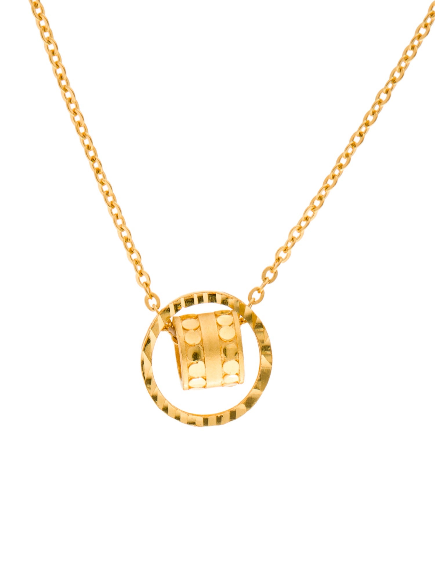 Necklace 24K Pendant