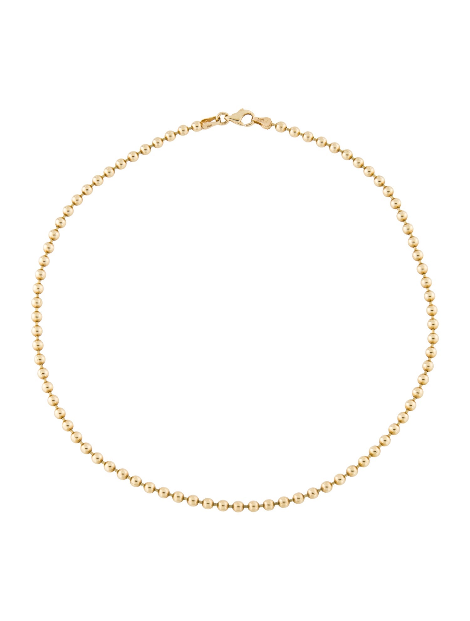 Necklace 14K Bead
