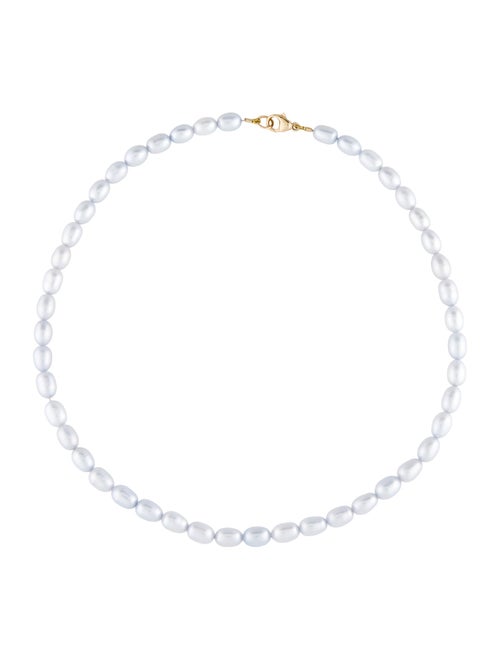 Necklace 14K Pearl Bead Strand Necklace