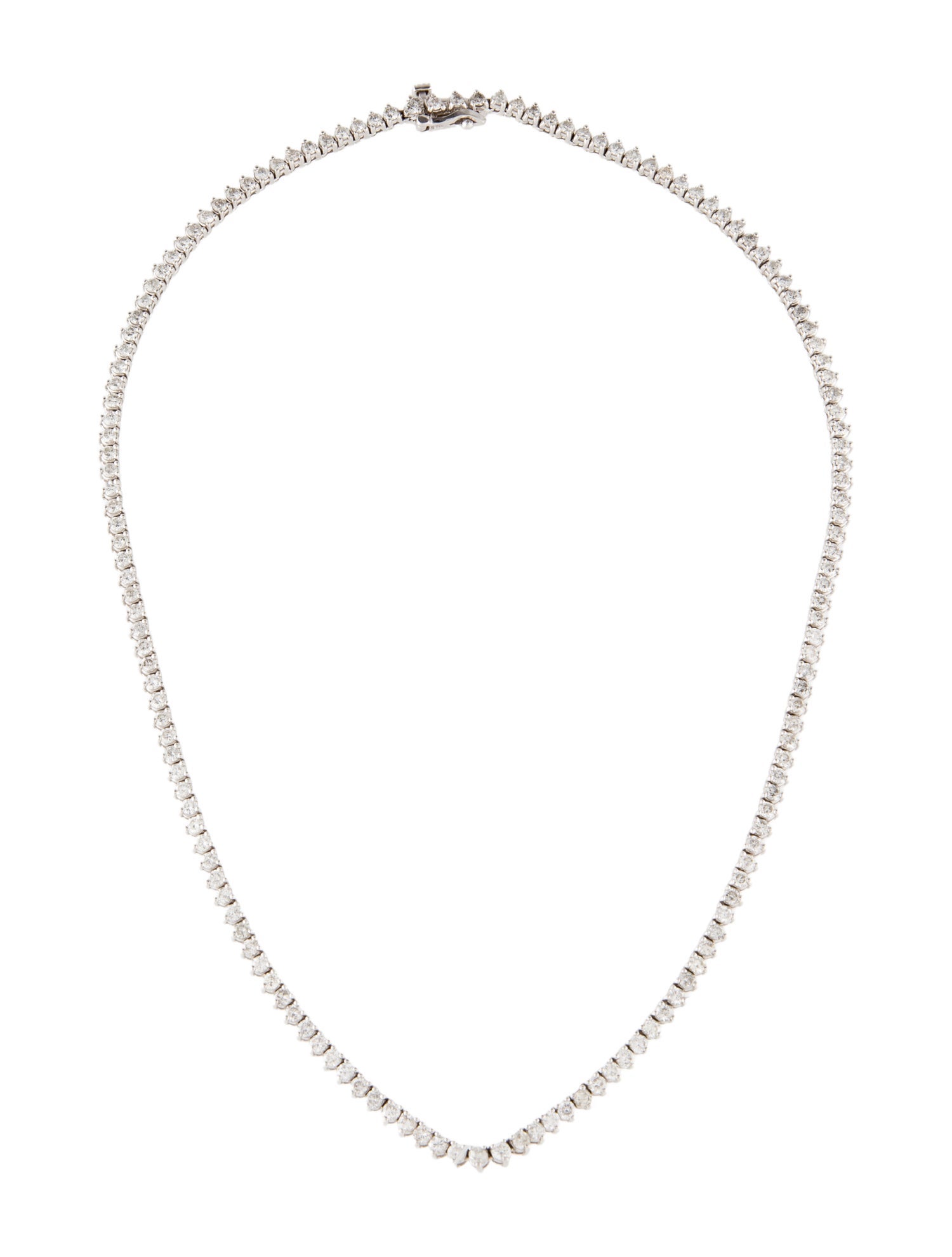 Necklace 14K 6.75ctw Diamond Tennis