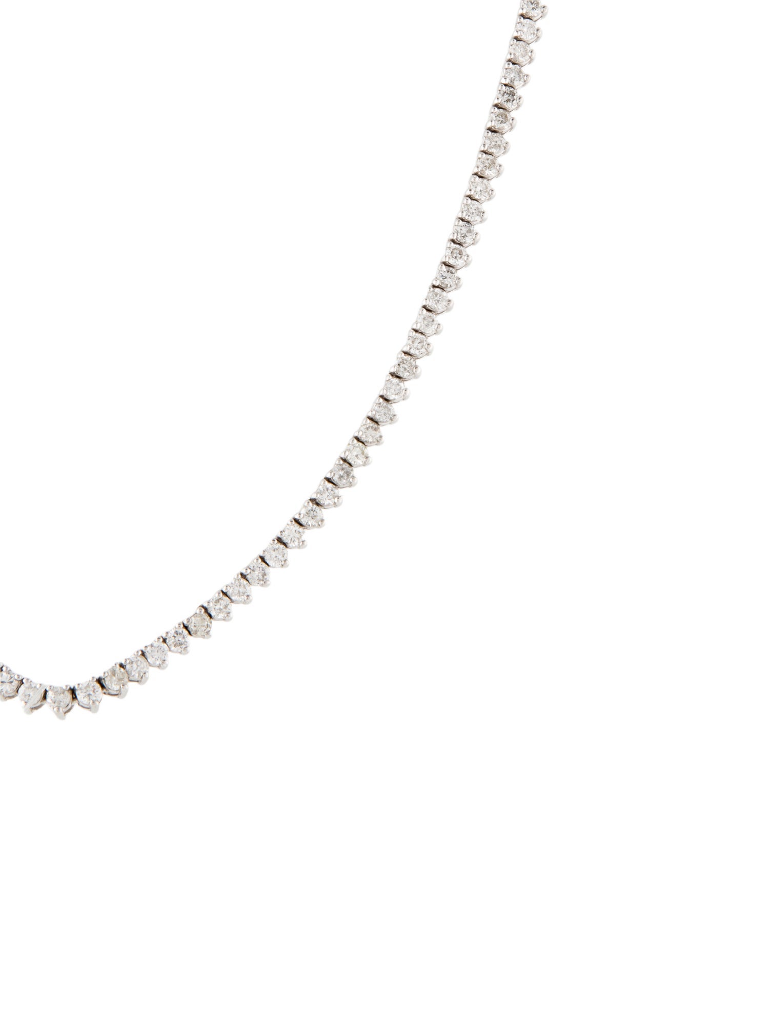Necklace 14K 6.75ctw Diamond Tennis