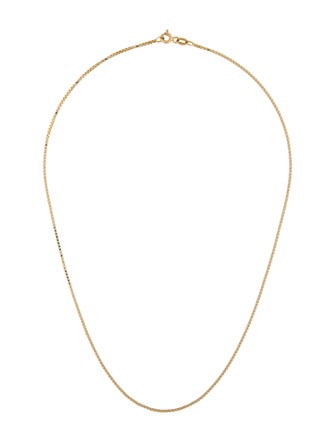 Necklace 14K Box Chain Necklace