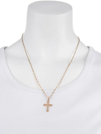 Necklace 14K Cross Pendant Necklace