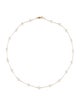Necklace Peter Brams 14K Pearl Station Necklace