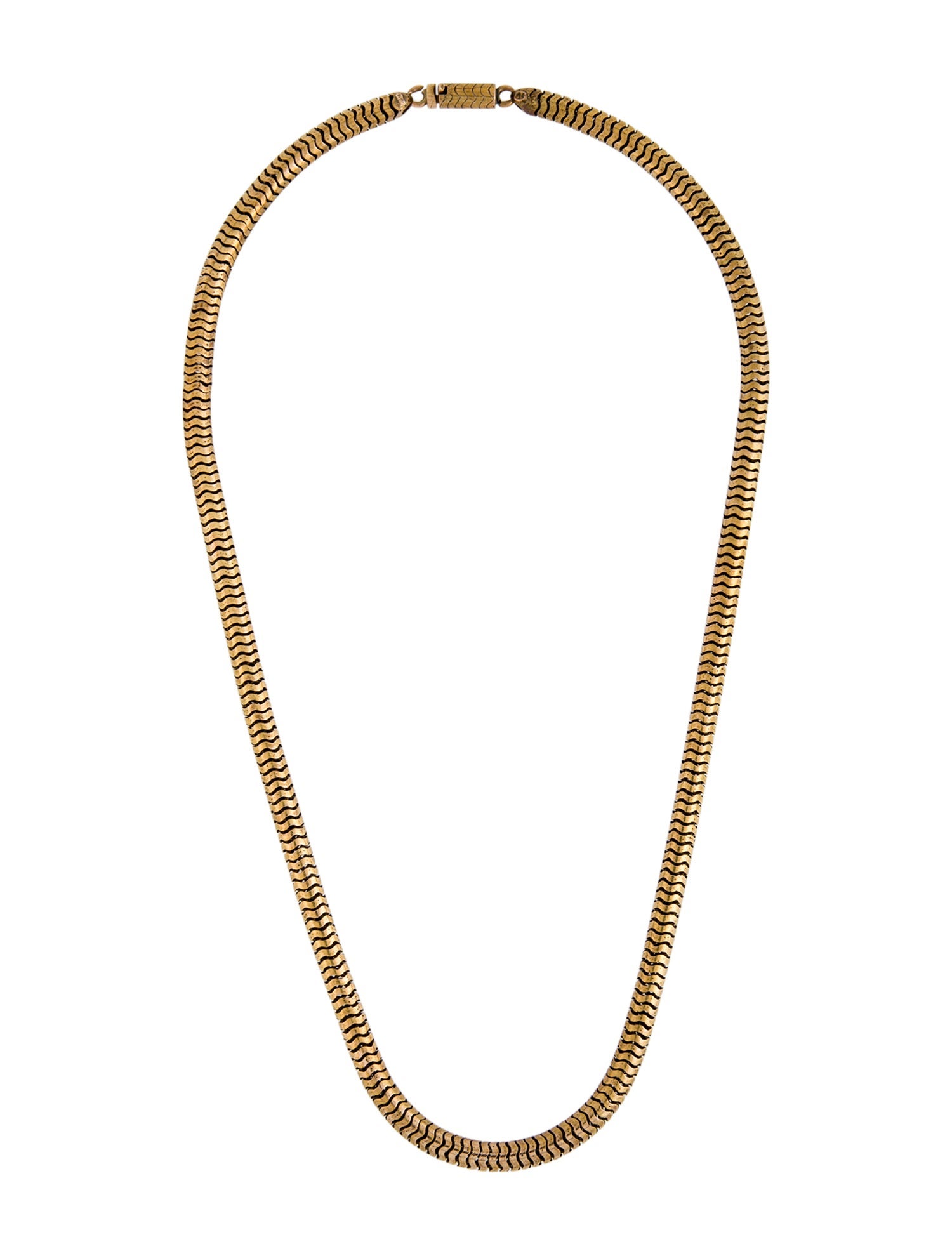 Necklace 14K Round Snake Link Chain