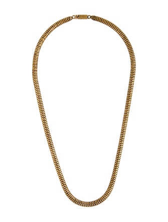 Necklace 14K Round Snake Link Chain