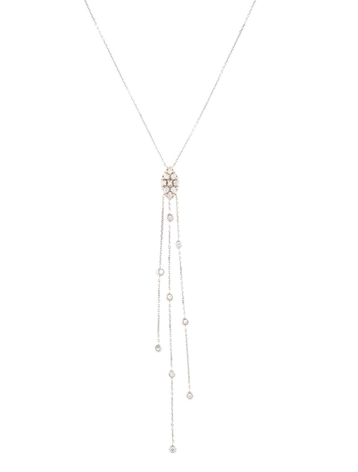 Necklace 14K Diamond Drop Pendant