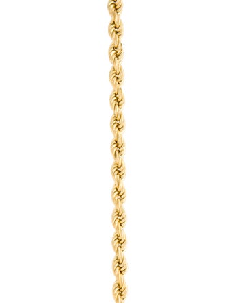 Necklace 18K Rope Chain Necklace