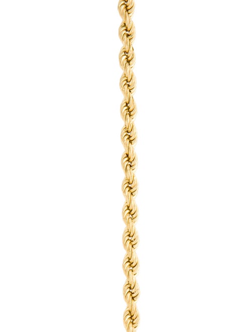 Necklace 18K Rope Chain Necklace