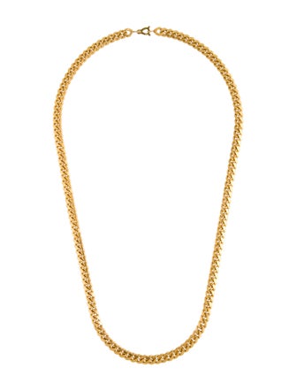 Necklace 18K Curb Chain Necklace