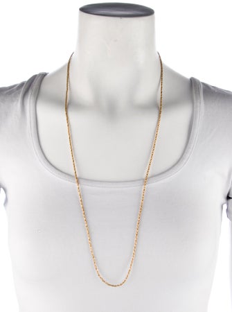 Necklace 18K Twisted Foxtail Chain