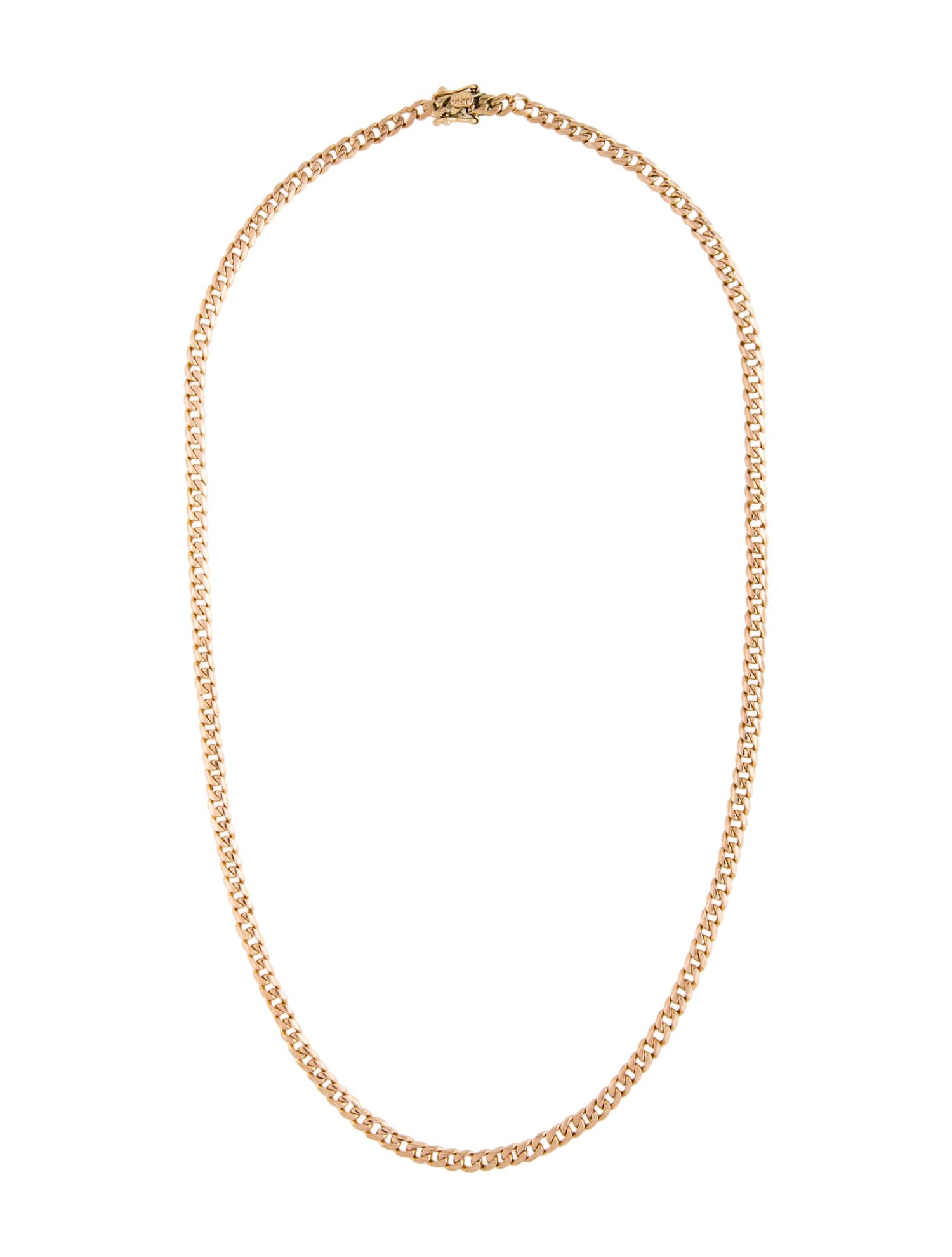 Necklace 14K Curb Chain Necklace
