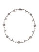 Necklace 14K Diamond Flower Collar Necklace