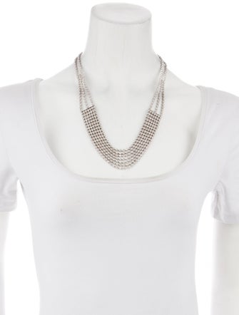 Necklace 18K 23.25ctw Diamond Multistrand Collar Necklace