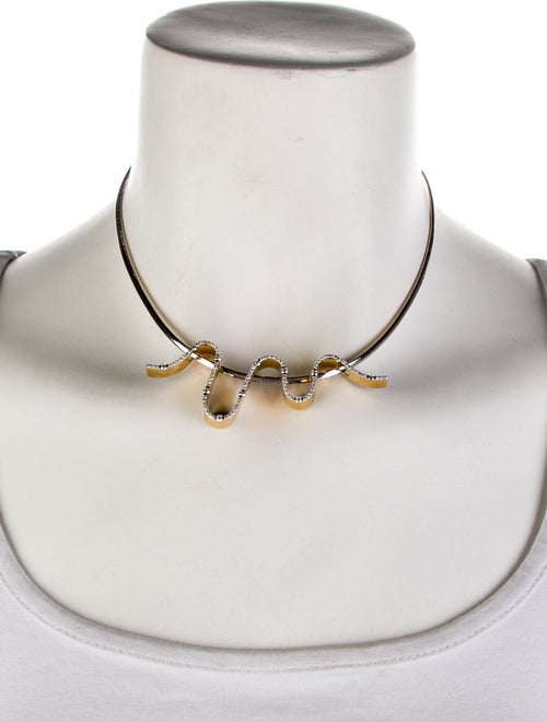 Necklace Michael Sugarman 18k Diamond 'Connect the Dots' Choker Pendant Necklace