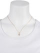 Necklace 14K Diamond Cross Pendant Necklace