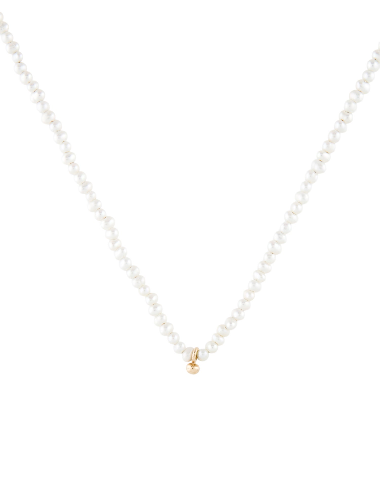 Necklace 14K Pearl Bead Strand