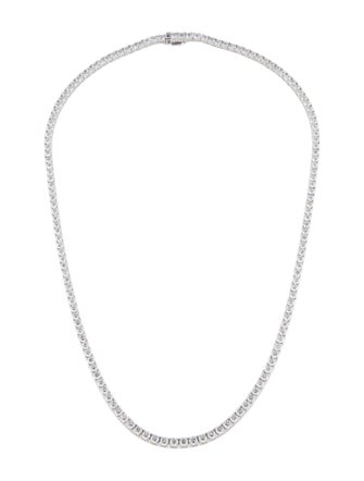 Necklace 14K 12.08ctw Lab-Grown Diamond Rivière Necklace