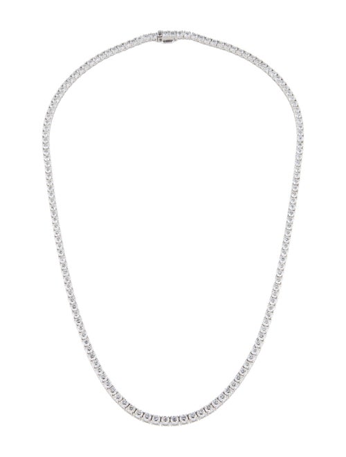 Necklace 14K 12.08ctw Lab-Grown Diamond Rivière Necklace