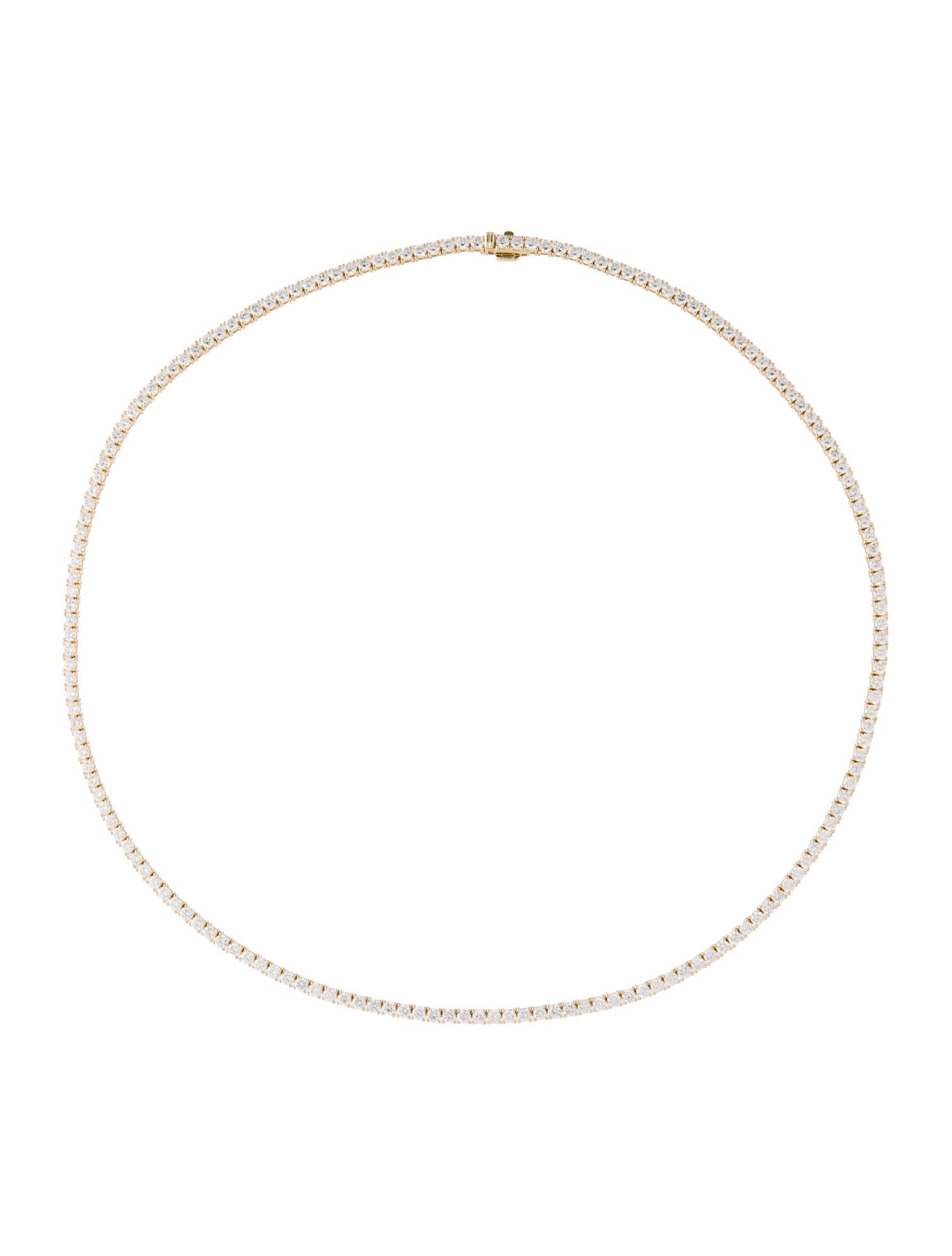 Necklace 14K 9.50ctw Lab-Grown Diamond Tennis