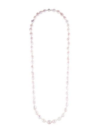 Necklace 14K Baroque Pearl Long Necklace