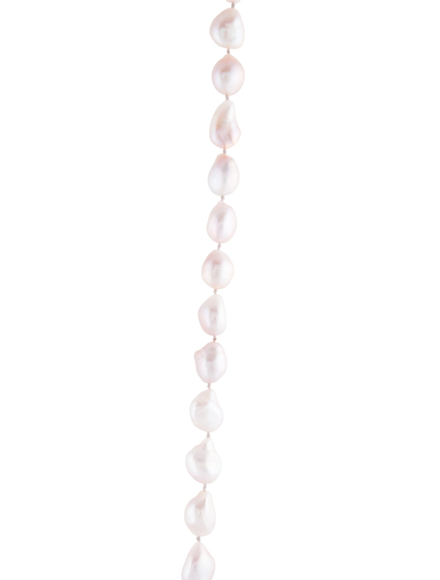 Necklace 14K Baroque Pearl Long