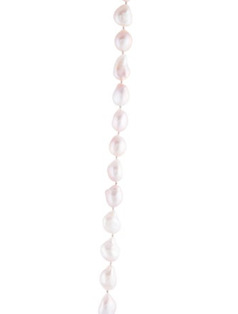 Necklace 14K Baroque Pearl Long Necklace