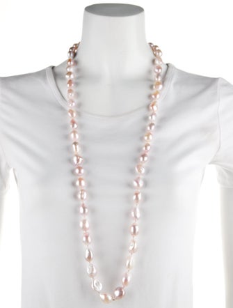 Necklace 14K Baroque Pearl Long Necklace