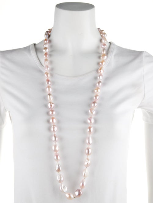 Necklace 14K Baroque Pearl Long Necklace