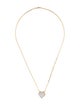 Necklace 14K Diamond Heart Pendant Necklace