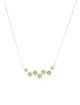 Necklace 14K Peridot & Diamond Pendant Necklace