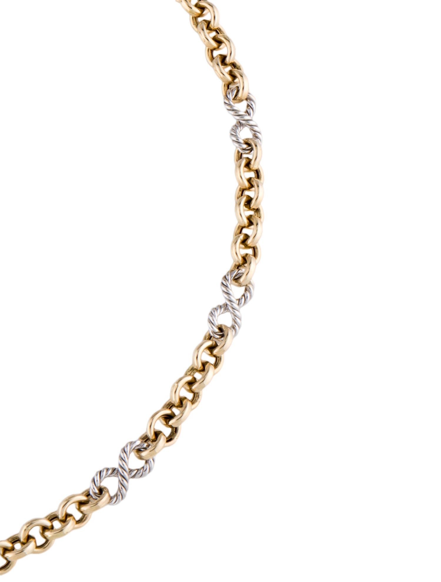 Necklace 14K Two-Tone Link Chain