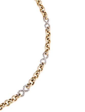 Necklace 14K Two-Tone Link Chain Necklace
