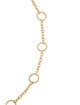 Necklace 18K Twisted Circles Station Chain Necklace