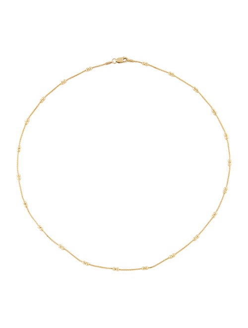 Necklace 14K Bead Chain Necklace