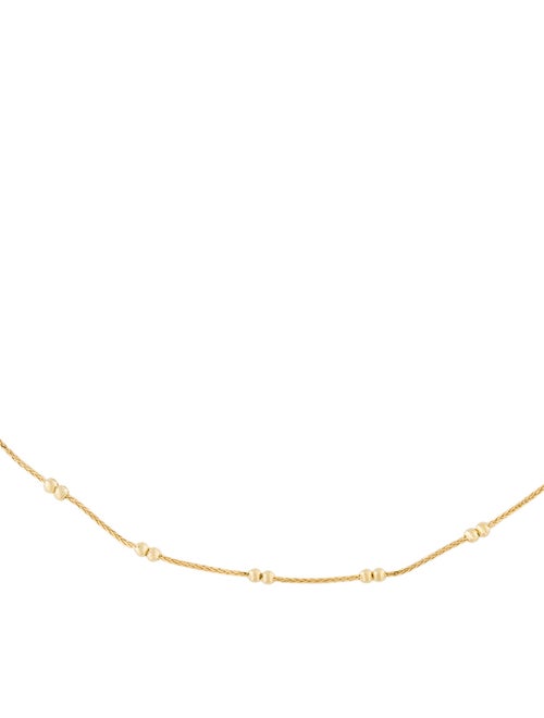 Necklace 14K Bead Chain Necklace