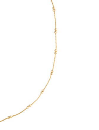 Necklace 14K Beaded Chain Necklace