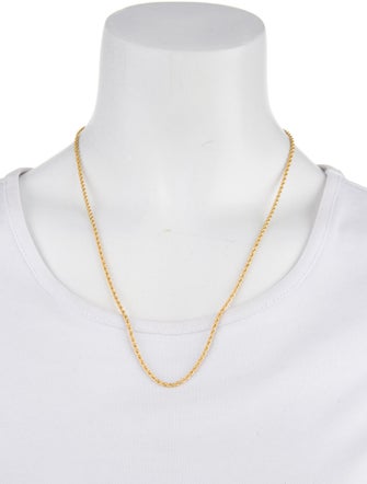 Necklace 18K Twisted Rope Chain