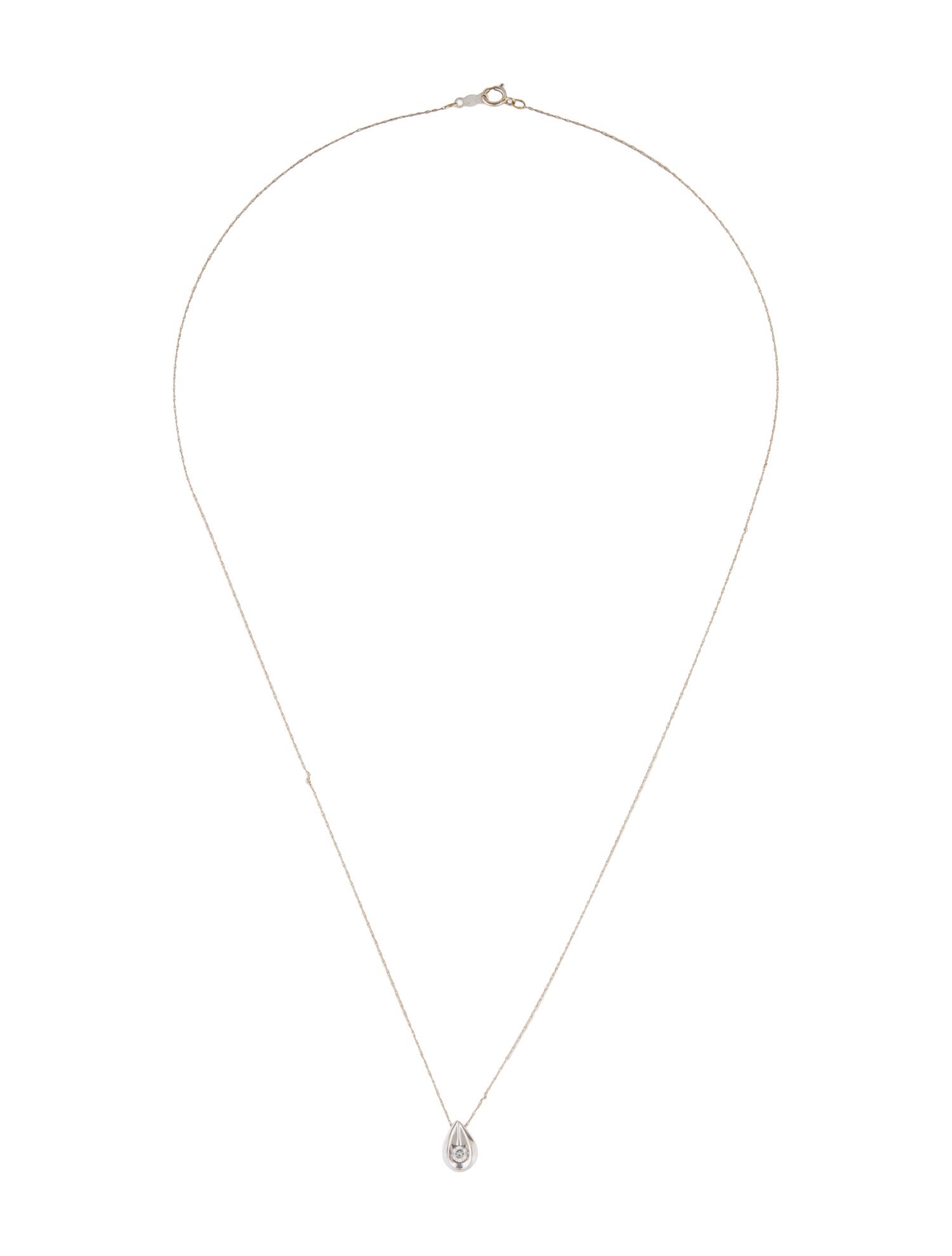 Necklace 14K Diamond Pendant Necklace