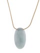 Necklace 14K Jadeite Pendant Necklace
