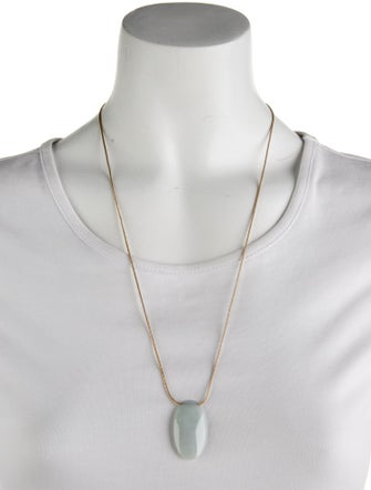 Necklace 14K Jadeite Pendant Necklace
