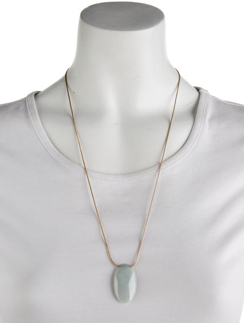 Necklace 14K Jadeite Pendant Necklace