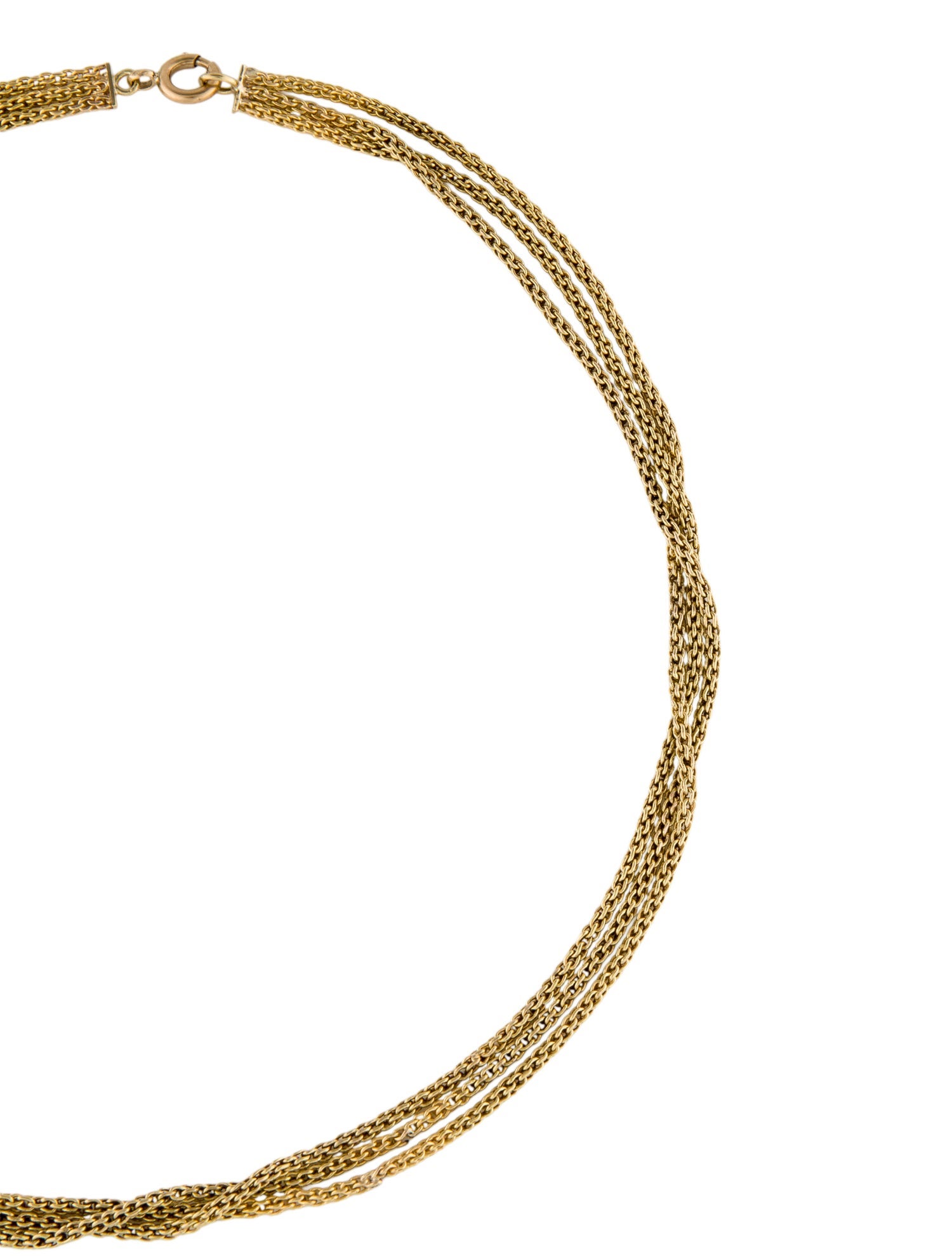 Necklace 22K Multistrand Collar