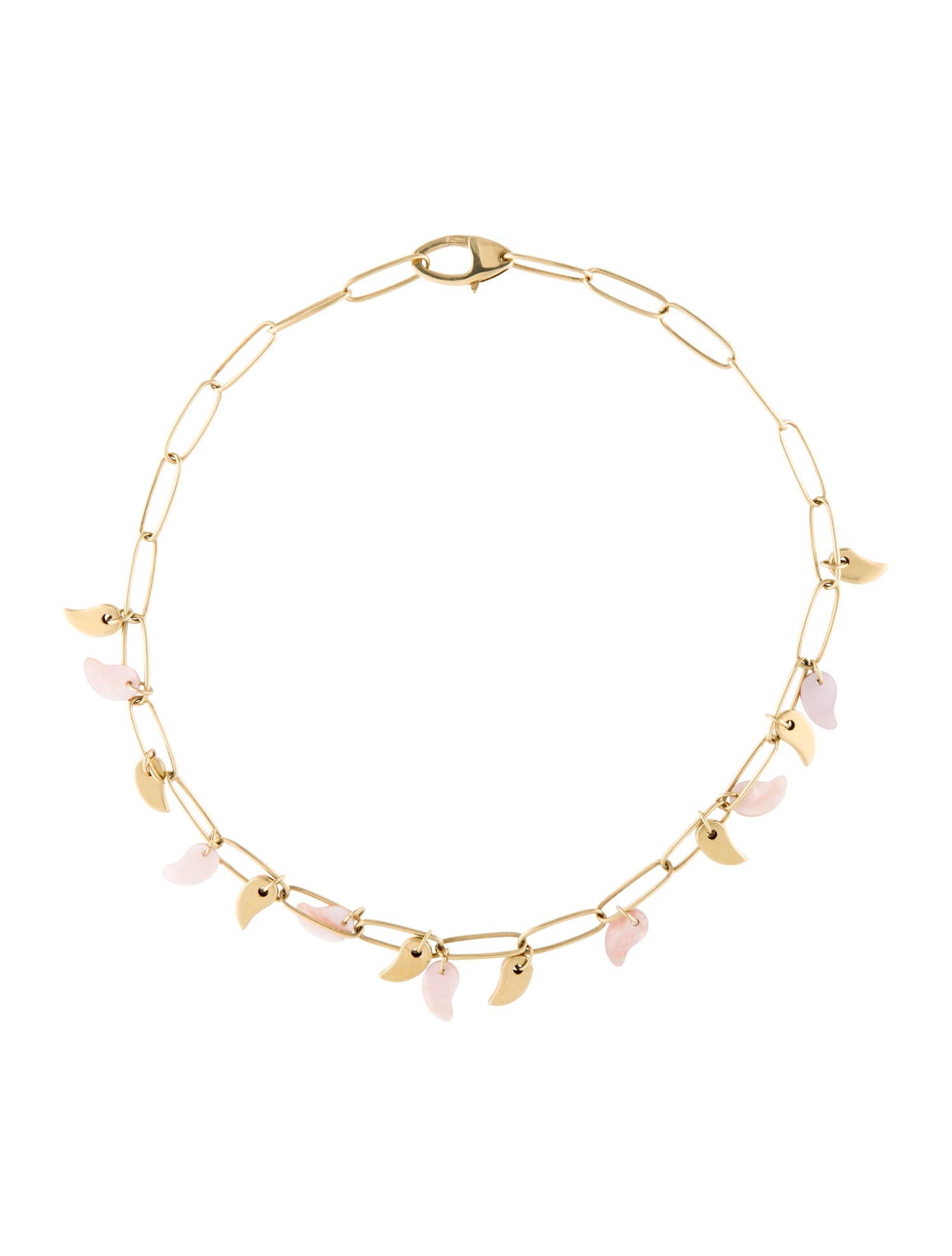 Necklace 18K Mother Of Pearl Chain