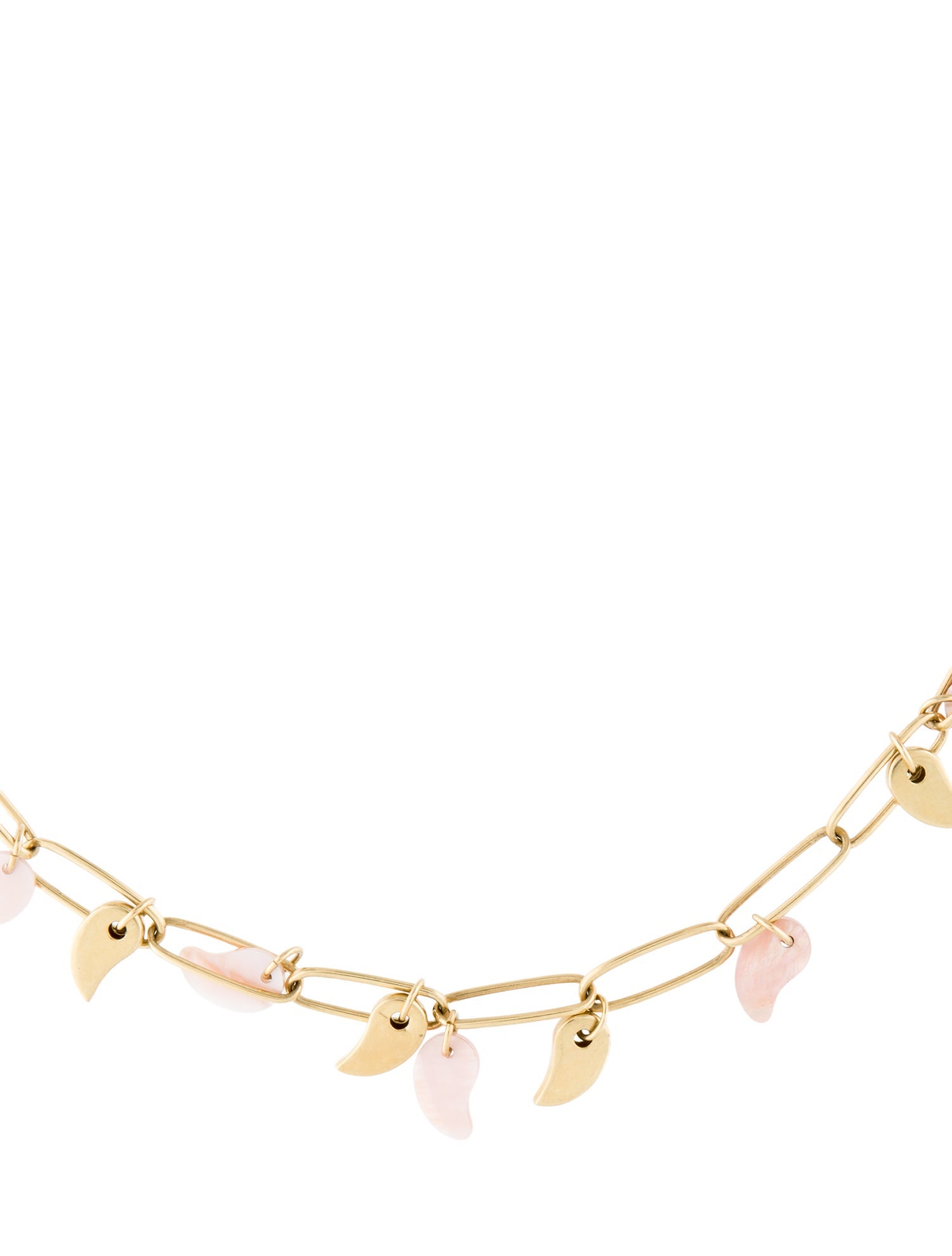 Necklace 18K Mother Of Pearl Chain