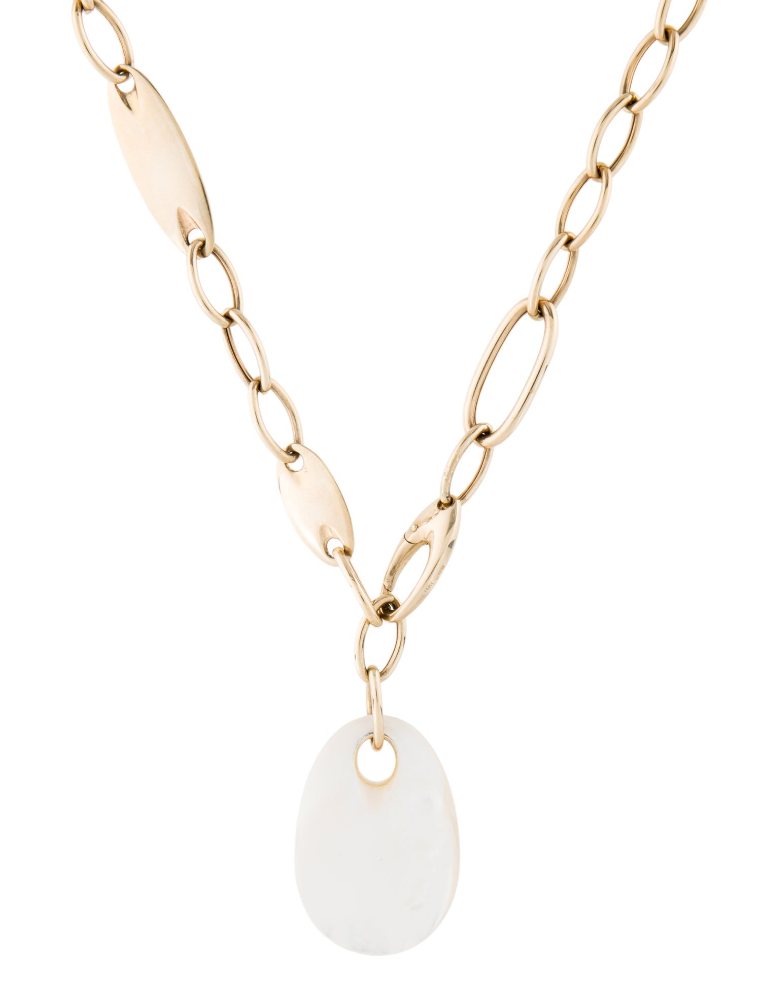 Necklace 14K Mother Of Pearl Pendant